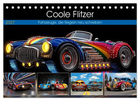 Coole Flitzer (Tischkalender 2027 DIN A5 quer), CALVENDO Monatskalender