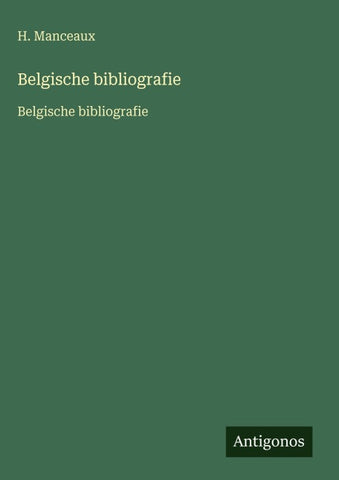 Belgische bibliografie