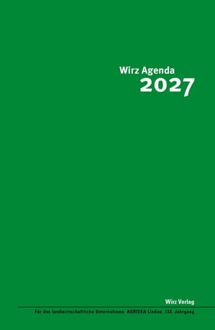 Wirz 2027 / Wirz Agenda 2027