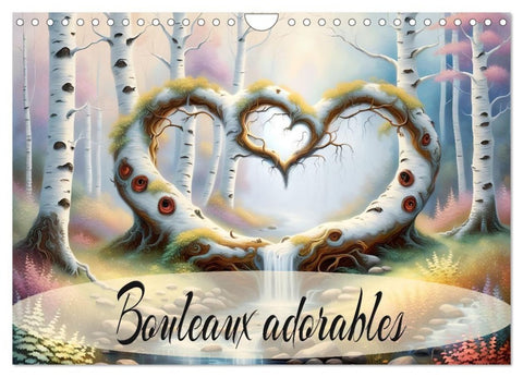 Bouleaux adorables (Calendrier mural 2027 DIN A4 vertical), CALVENDO calendrier mensuel