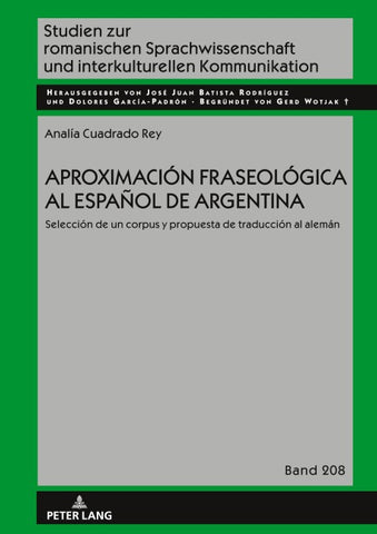 Aproximación fraseológica al español de Argentina