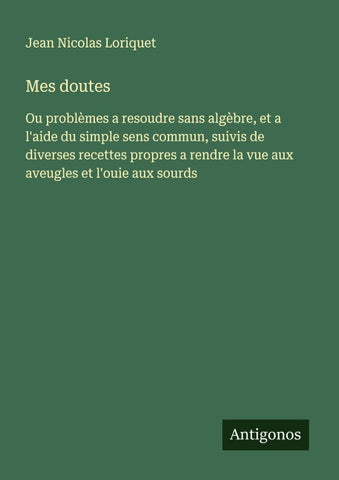 Mes doutes