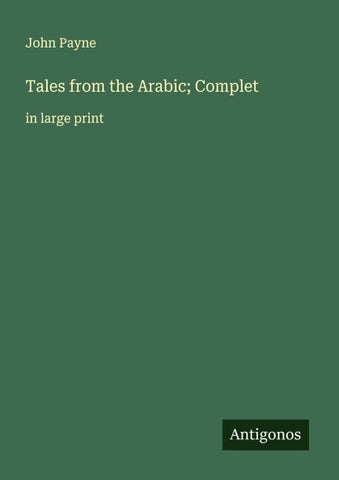 Tales from the Arabic; Complet