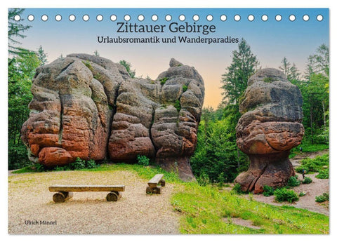 Zittauer Gebirge-Urlaubsromantik und Wanderparadies (Tischkalender 2027 DIN A5 quer), CALVENDO Monatskalender