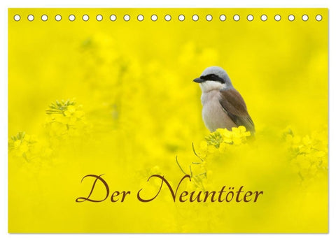 Der Neuntöter (Tischkalender 2027 DIN A5 quer), CALVENDO Monatskalender