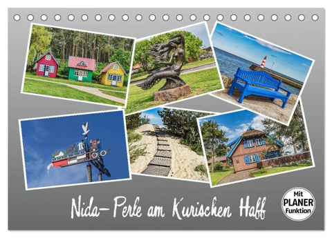 Nida - Perle am Kurischen Haff (Tischkalender 2027 DIN A5 quer), CALVENDO Monatskalender