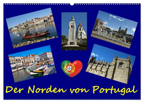 Der Norden von Portugal (Wandkalender 2027 DIN A2 quer), CALVENDO Monatskalender