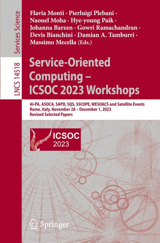 Service-Oriented Computing – ICSOC 2023 Workshops