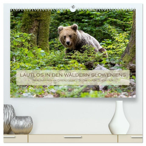 Lautlos in den Wäldern Sloweniens (hochwertiger Premium Wandkalender 2027 DIN A2 quer), Kunstdruck in Hochglanz