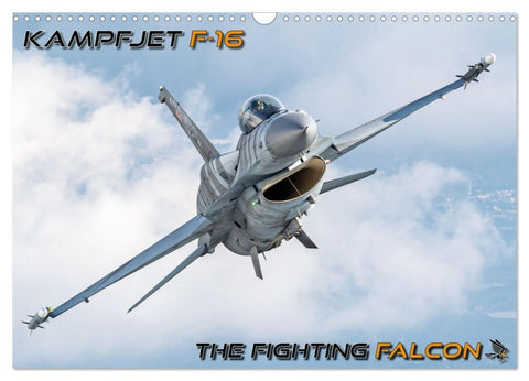 Kampfjet F-16 The Fighting Falcon (Wandkalender 2027 DIN A3 quer), CALVENDO Monatskalender