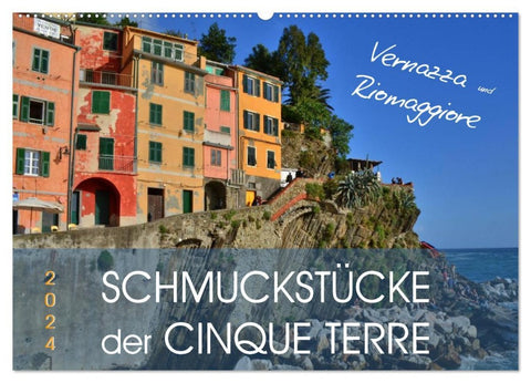 SCHMUCKSTÜCKE der CINQUE TERRE (Wandkalender 2026 DIN A2 quer), CALVENDO Monatskalender