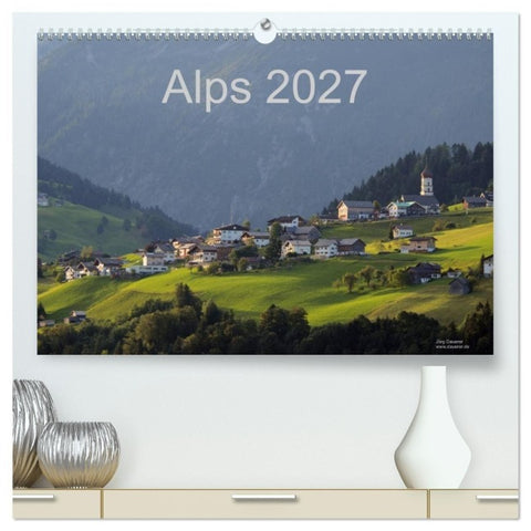 Alps 2027 (High Quality Premium Wall Calendar 2027 DIN A2 landscape),CALVENDO 12 Month Wall Calendar