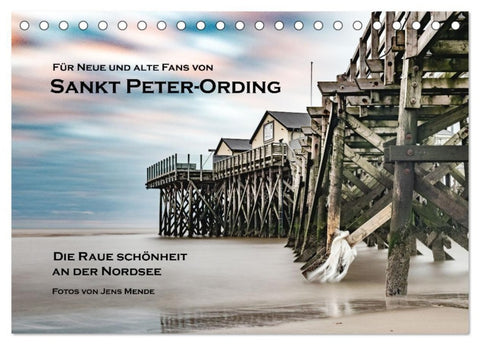 Sankt Peter-Ording: Die raue Schönheit an der Nordsee (Tischkalender 2027 DIN A5 quer), CALVENDO Monatskalender