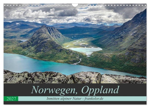 Norwegen, Oppland (Wandkalender 2027 DIN A3 quer), CALVENDO Monatskalender