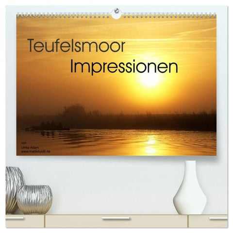 Teufelsmoor Impressionen (hochwertiger Premium Wandkalender 2027 DIN A2 quer), Kunstdruck in Hochglanz