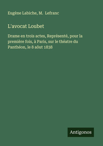 L'avocat Loubet