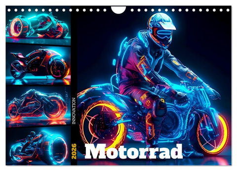 Motorrad Innovation (Wandkalender 2026 DIN A4 quer), CALVENDO Monatskalender