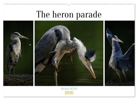 The heron parade (Wall Calendar 2026 DIN A2 landscape), CALVENDO 12 Month Wall Calendar