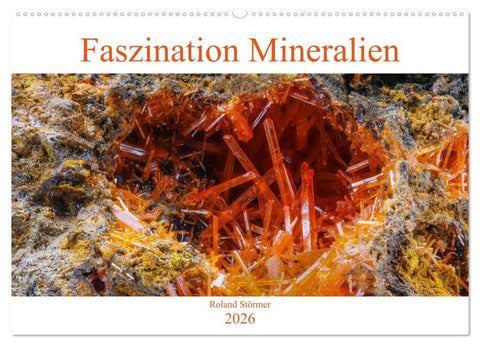 Faszination Mineralien (Wandkalender 2026 DIN A2 quer), CALVENDO Monatskalender