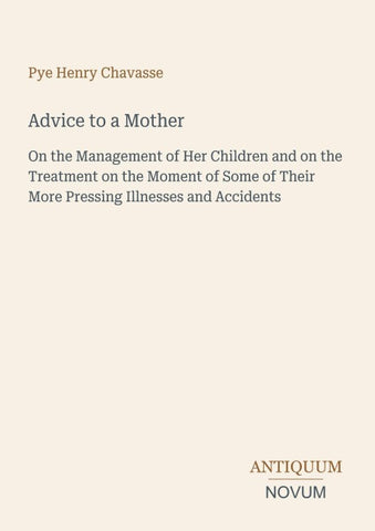Advice to a Mother