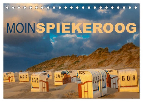 Moin Spiekeroog (Tischkalender 2027 DIN A5 quer), CALVENDO Monatskalender