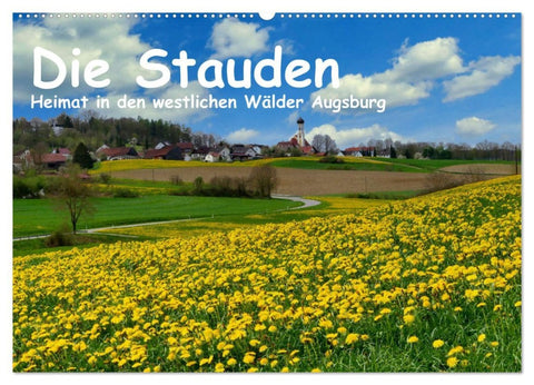 Die Stauden - Heimat in den westlichen Wälder Augsburg (Wandkalender 2026 DIN A2 quer), CALVENDO Monatskalender
