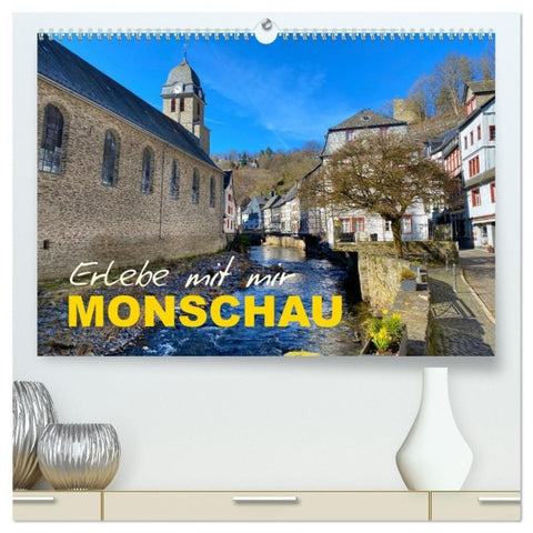 Erlebe mit mir Monschau (hochwertiger Premium Wandkalender 2027 DIN A2 quer), Kunstdruck in Hochglanz