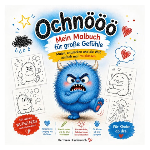 Ochnöö. Mein Malbuch für große Gefühle