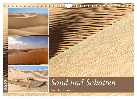Sand und Schatten (Wandkalender 2027 DIN A4 quer), CALVENDO Monatskalender