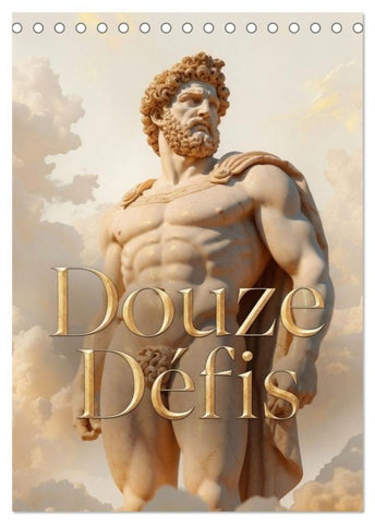 Douze défis (Calendrier de bureau 2027 DIN A5 horizontal), CALVENDO calendrier mensuel