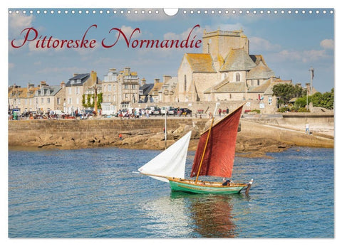 Pittoreske Normandie (Wandkalender 2027 DIN A3 quer), CALVENDO Monatskalender