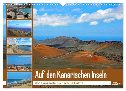 Auf den Kanarischen Inseln (Wandkalender 2027 DIN A3 quer), CALVENDO Monatskalender