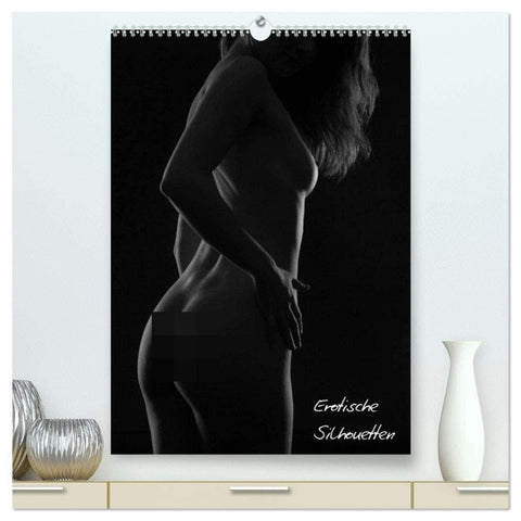 Erotische Silhouetten / CH-Version (hochwertiger Premium Wandkalender 2026 DIN A2 hoch), Kunstdruck in Hochglanz