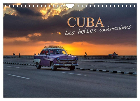Cuba les belles américaines (Calendrier mural 2027 DIN A4 vertical), CALVENDO calendrier mensuel