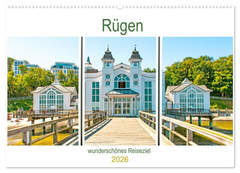 Rügen - wunderschönes Reiseziel (Wandkalender 2026 DIN A2 quer), CALVENDO Monatskalender