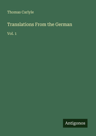 Translations From the German