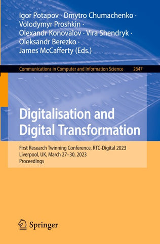 Digitalisation and Digital Transformation