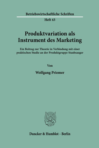 Produktvariation als Instrument des Marketing.