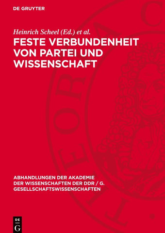Feste Verbundenheit von Partei und Wissenschaft