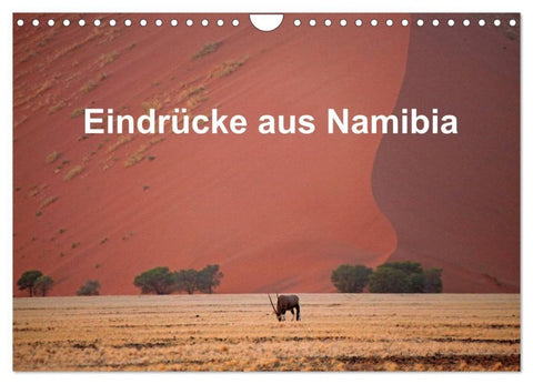 Eindrücke aus Namibia (Wandkalender 2027 DIN A4 quer), CALVENDO Monatskalender