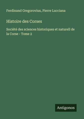 Histoire des Corses