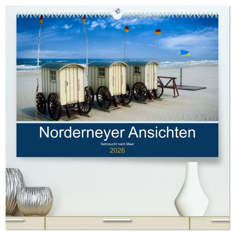 Norderneyer Ansichten (hochwertiger Premium Wandkalender 2026 DIN A2 quer), Kunstdruck in Hochglanz
