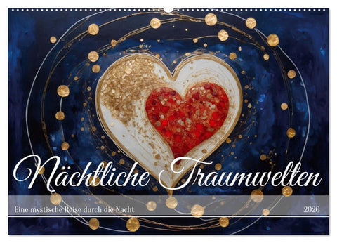 Nächtliche Traumwelten (Wandkalender 2026 DIN A2 quer), CALVENDO Monatskalender