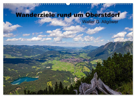 Wanderziele rund um Oberstdorf (Wandkalender 2026 DIN A2 quer), CALVENDO Monatskalender