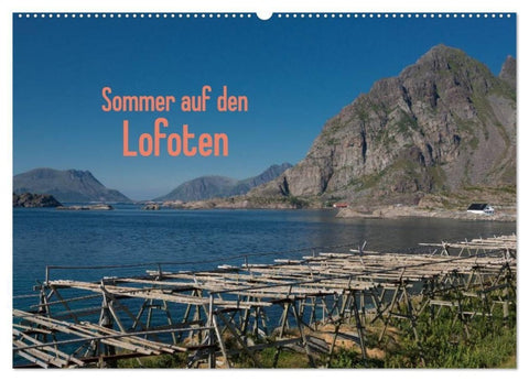 Sommer auf den Lofoten (Wandkalender 2027 DIN A2 quer), CALVENDO Monatskalender
