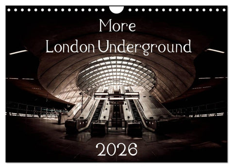 More London Underground 2026 (Wall Calendar 2026 DIN A4 landscape), CALVENDO 12 Month Wall Calendar