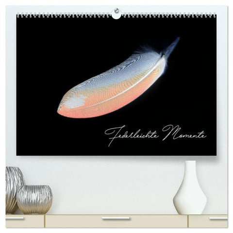 Federleichte Momente (hochwertiger Premium Wandkalender 2027 DIN A2 quer), Kunstdruck in Hochglanz