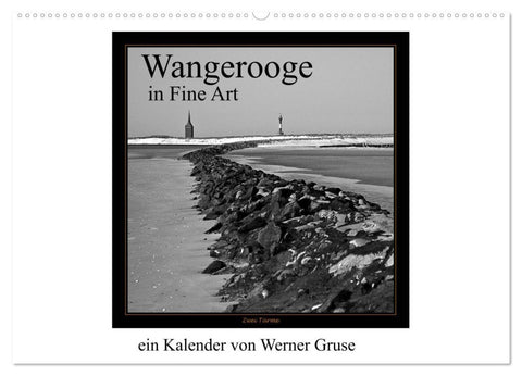 Wangerooge in Fine Art (Wandkalender 2026 DIN A2 quer), CALVENDO Monatskalender