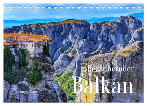 Bezaubernder Balkan (Tischkalender 2027 DIN A5 quer), CALVENDO Monatskalender