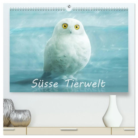 Süsse Tierwelt / CH-Version / Geburtstagskalender (hochwertiger Premium Wandkalender 2027 DIN A2 quer), Kunstdruck in Hochglanz